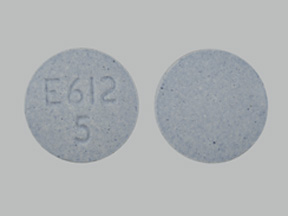 Pill E612 5 Blue Round is Opana