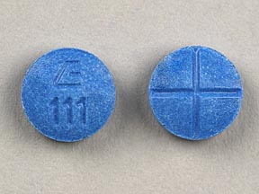 E 111 Pill Images Blue Round