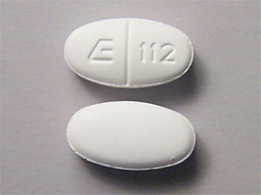 Pill E 112 White Oval is Sulfamethoxazole and Trimethoprim DS
