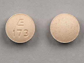 Hydrochlorothiazide and lisinopril 25 mg / 20 mg E 173