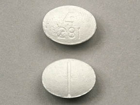 Pill E 281 White Oval is Metoprolol Succinate Extended Release