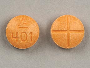 Amphetamine and dextroamphetamine 20 mg E 401