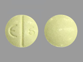 Pill E 6 Yellow Round is Oxycodone Hydrochloride
