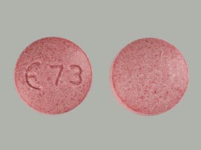 Pill E 73 is Epiflur 2.2 mg (equiv. fluoride 1 mg)