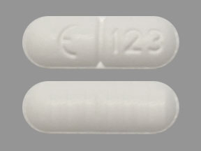 Pill E 123 White Capsule/Oblong is Sotalol Hydrochloride (AF)