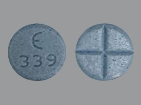 Amphetamine and dextroamphetamine 5 mg E 339