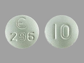 Pill E 296 10 Green Round is Fycompa