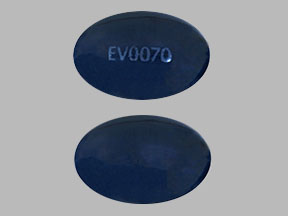 Pill EV0070 Blue Oval is Vitafol-One