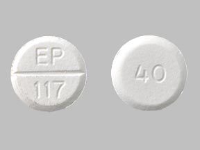 Pill EP 117 40 is Furosemide 40 mg