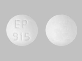 Pill EP 915 White Round is Phenobarbital