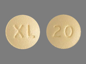 Pill XL 20 Yellow Round is Cabometyx