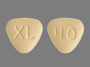 Pill XL 40 Yellow Three-sided is Cabometyx