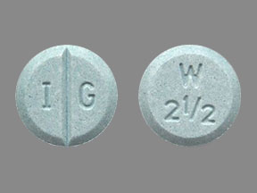 Warfarin sodium 2.5 mg I G W 2 1/2