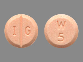Warfarin Sodium 5 mg (I G W 5)
