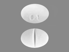 Pill 0.1 White Elliptical/Oval is Desmopressin Acetate