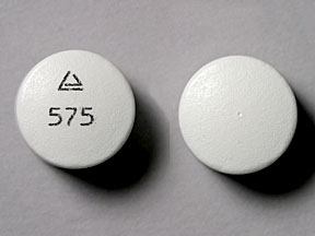 Pill Logo 575 White Round is Metformin Hydrochloride Extended-Release