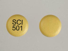 Pill SCI 501 Yellow Round is Sular