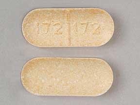 Pill 172 172 Orange Elliptical/Oval is Magonate