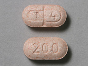 Pill T 4 200 Pink Oval is Levothyroxine Sodium