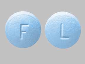 Pill F L Blue Round is Savella
