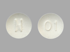 Pill N 01 White Round is Methylergonovine Maleate