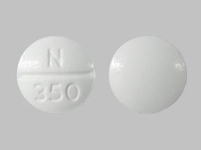 Pill N 350 White Round is Homatropine Methylbromide and Hydrocodone Bitartrate