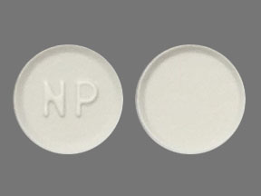 Pill NP White Round is Zolpidem Tartrate (Sublingual)