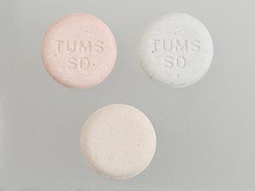 Pill TUMS SD is Tums Smoothies calcium carbonate 750 mg