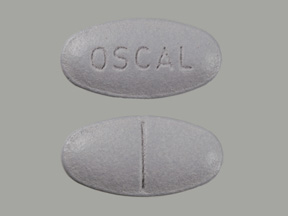 Pill OSCAL is Os-Cal Ultra calcium 600 mg / vitamin D3 500 IU with minerals