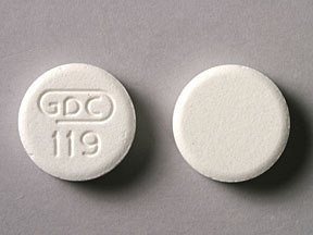 Pill GDC 119 White Round is Genaton