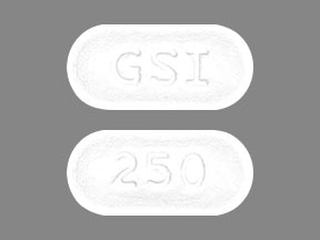 Pill GSI 250 White Capsule-shape is Viread