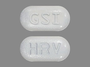 Pill GSI HRV White Capsule/Oblong is Harvoni