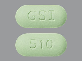 Pill GSI 510 Green Capsule/Oblong is Genvoya