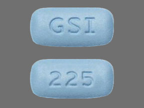Pill GSI 225 is Descovy 200 mg / 25 mg
