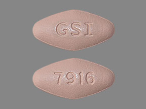 Pill GSI 7916 is Epclusa sofosbuvir 400 mg / velpatasvir 100 mg