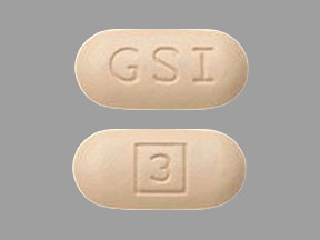 Pill GSI 3 is Vosevi sofosbuvir 400 mg / velpatasvir 100 mg / voxilaprevir 100 mg