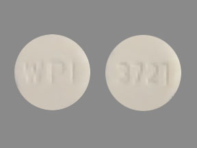 Pill WPI 3721 White Round is Lamotrigine (Orally Disintegrating)