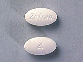 Pill Zofran 4 White Oval is Zofran