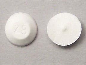 Pill Z8 White Round is Zofran ODT