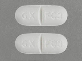 Pill GX FC3 GX FC3 White Capsule/Oblong is Combivir