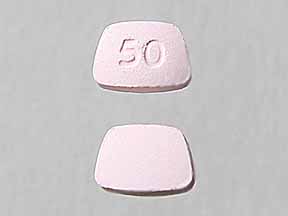 Pill 50 Pink Four-sided is Fluconazole