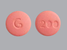 Pill G 200 Pink Round is Topiramate