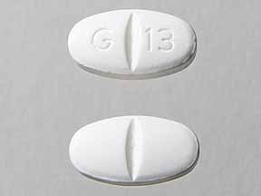 Pill G 13 White Elliptical/Oval is Gabapentin