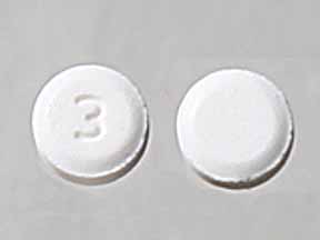 Pill 3 White Round is Nitroglycerin
