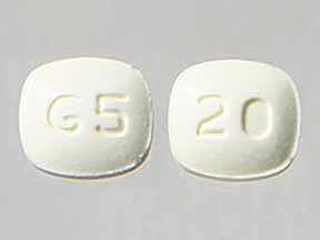 Pravastatin sodium 20 mg G5 20