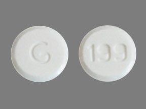 Pill G 199 White Round is Telmisartan