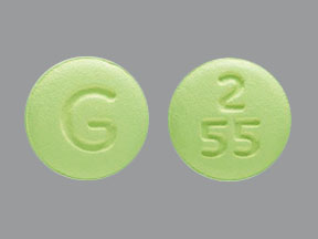 Pill G 2 55 Green Round is Ropinirole Hydrochloride