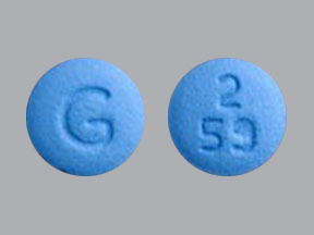 Pill G 2 59 Blue Round is Ropinirole Hydrochloride