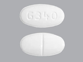 Pill G340 White Oval is Sulfamethoxazole and Trimethoprim