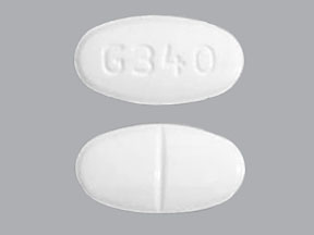 Sulfamethoxazole and trimethoprim 800 mg / 160 mg G340